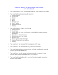 Chapter 4 – Measures of Central Tendency and Variability