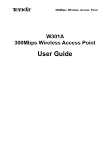 W301A User Guide