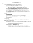 Plant Hormones and Response – Part 1 I. Plant Hormones A. Auxin