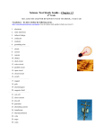 Chapter 11 - Test Study Guide