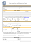 Hazardous Material Information Sheet