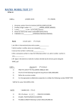 maths model test 5th