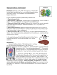 Characteristics of Enzymes Lab