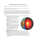 The Earths interior overview