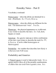 Heredity Notes 2