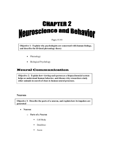 chapter 3: biological psychology