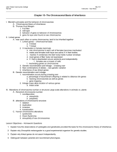 Principles of Biology Lake Tahoe Community College