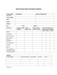 Finance Planning Form