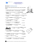 Worksheet 5. Vocabulary practice