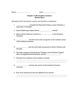 Chapter 8 The Southern Colonies Review Sheet