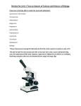 Review for Unit 1 Test on Nature of Science and History of Biology