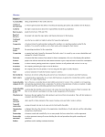 Glossary Chapter 5 Accountability taking responsibility for the results