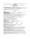 TIRON Safety Data Sheet Emergency Telephone Number