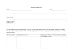 Rhetorical Analysis Chart