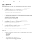 Chapter 12 Take Home Test - Coach Bailey