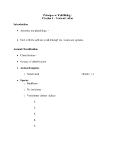 Principles of Cell Biology