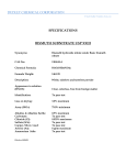 Specifications - Dudley Chemical Corporation