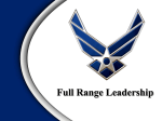 Full Range Leadership