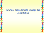 Informal Constitutional