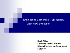 Engineering Economics - Inside Mines