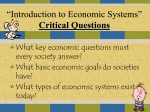 Chapter 2 Economic Systems