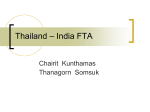 Thailand – India FTA