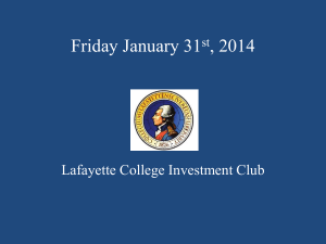 FridayJanuary31stMeeting - Sites at Lafayette