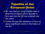 Timeline of the European Union