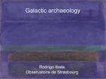 Galactic archaeology