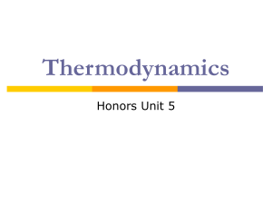 Thermodynamics