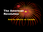 The American Revolution