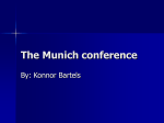 The Munich conference - US-History-Twinsburg