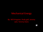 Mechanical Energy