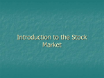 Introduction to the Stock Market