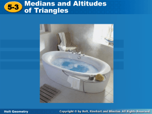 G5-3-Medians and Altitudes