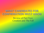 Creation and the Fall