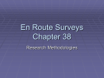 En Route Surveys Chapter 38