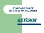 standard grade business management