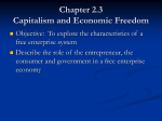 Chapter 2.3 Capitalism and Economic Freedom