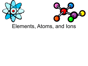 Atomic Structure Notes