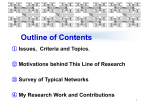 Issues of Interconnection Networks