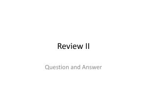 Review - UCR Class!