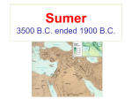 Sumer - wallerworldhistory