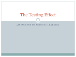 The Testing Effect