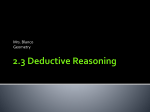 Laws of Deductive Reasoning