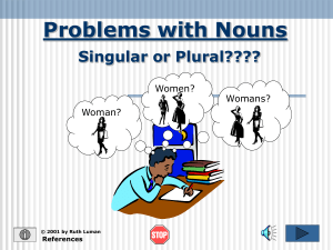 Nouns - WordPress.com