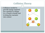 Collision Theory - churchillcollegebiblio