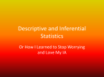 Inferential Statistics