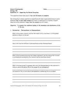 General Oceanography, GEOL 105, Summer 2012 Session II Page