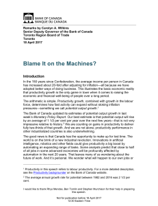 Blame It on the Machines?